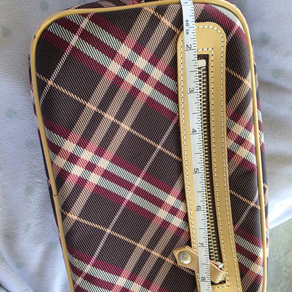 Burberry Blue Label London Plaid Crossbody Bag - Brown and Yellow - Picture 4 of 16